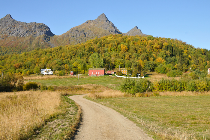 Veien opp til huset